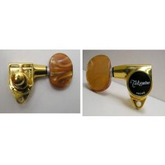 Takamine mécanique droite dorée logo Takamine MFD141G (mi aigu, si, sol) - Vue 1