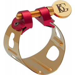 BG Ligature Duo plaquée or 24K - saxo soprano - Vue 1