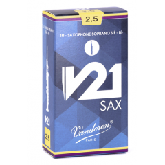 Vandoren Anches saxophone soprano V21 force 2,5 - Vue 1