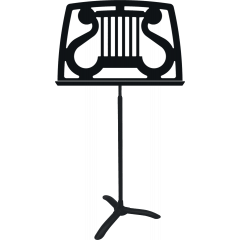 Manhasset Pupitre d'orchestre stylisé lyre - Vue 1