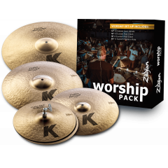Zildjian Pack K Custom Worship 14"-16"-18"-20" - Vue 1