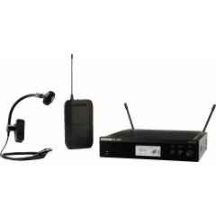 Shure BLX14/PGA98H Système sans fil rackable avec micro à pince instrument à vent PGA98H - M17 - Vue 1