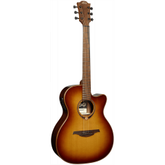 Lâg T118ACE-BRS Tramontane Auditorium cutaway electro brown shadow - Vue 1