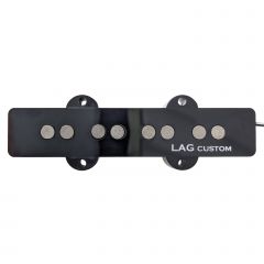Lutherie LAG CUSTOM TYPE JAZZ MANCHE 4 CORDES CAPOT NOIR - Vue 1