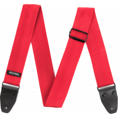 Dunlop Deluxe Seatbelt - Red - Vue 1
