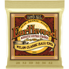 Ernie Ball Earthwood 80/20 bronze nylon 28-42 - Vue 1