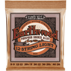 Ernie Ball Earthwood phosphore bronze light /12 cordes 9-46 - Vue 1