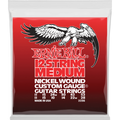 Ernie Ball Nickel wound custom gauge medium /12 cordes 11-52 - Vue 1