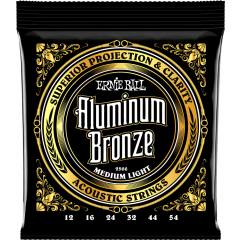 Ernie Ball Aluminium bronze medium light 12-54 - Vue 1