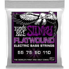Ernie Ball Power Slinky flatwound 55-110 - Vue 1