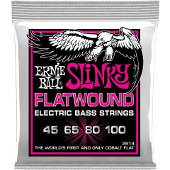 Ernie Ball Super Slinky flatwound 45-100 - Vue 1