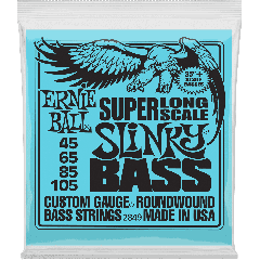 Ernie Ball Slinky nickel wound slinky super long scale 45-105 - Vue 1