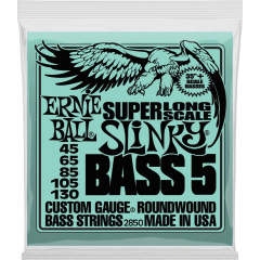 Ernie Ball Slinky nickel wound slinky super long scale 5 cordes 45-130 - Vue 1