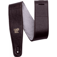 Ernie Ball Sangle confort marron réglable, cuir italien - Vue 1