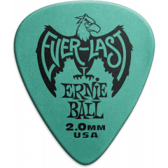 Ernie Ball Mediators everlast sachet de 12 bleu givré 2mm - Vue 1