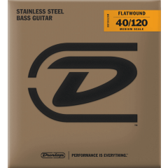 Dunlop Filés plats medium scale 5 cordes 40-120 - Vue 1