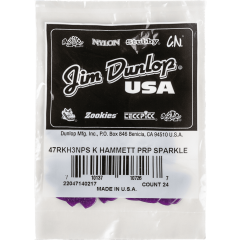 Dunlop Kirk Hammet Purple Sparkle Jazz sachet de 24 - Vue 1