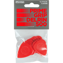 Dunlop Delrin 500 Prime Grip 1,14mm sachet de 12 - Vue 1