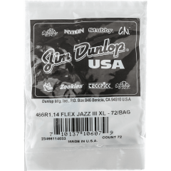 Dunlop Tortex Flex Jazz III XL 1,14mm sachet de 72 - Vue 1