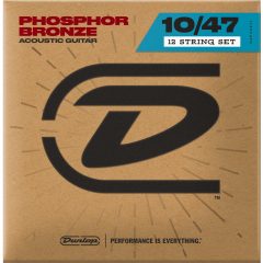 Dunlop Acoustic phosphor bronze light 12 cordes - Vue 1