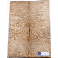 Lutherie Erable - 4A burl maple 530x190x30x2 - Vue 1
