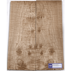 Lutherie Erable - 4A burl maple 530x190x30x2 - Vue 1