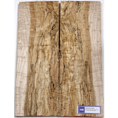 Lutherie Erable - 4A spalted maple 530x190x30x2 - Vue 1