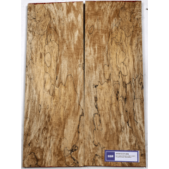 Lutherie Erable - 4A spalted maple 530x190x30x2 - Vue 1