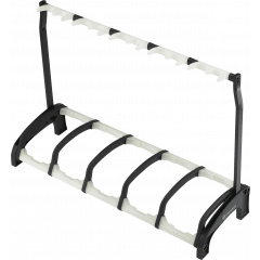 K&M 17515 Support universel Guardian translucide pour 5 guitares - Vue 1