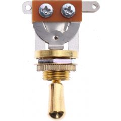 ESP SELECTEUR 3P.LP GOLD BOUT.GOLD SEL125G-G - Vue 1