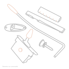 Fishman fixation de préampli Presys FPR111 - Vue 1