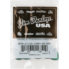 Dunlop Flow Jumbo Grip 4,2mm sachet de 12 - Vue 1