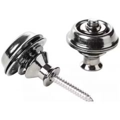 Dunlop Straplock Dual - Black Chrome - Vue 1
