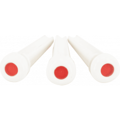 C.F. Martin & Co Set de chevilles Liquid Metal Os, point rouge - Vue 1