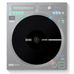 Rane DJ Disque Acrylique Noir Pour TWELVE (livré sans le Spindle) - Vue 1
