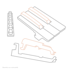Korg Pupitre Blanc B2/B2SP - Vue 1