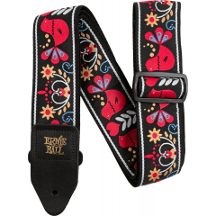 Ernie Ball Sangle jacquard redbird rising - Vue 1