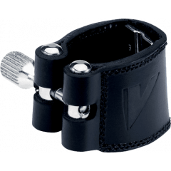 Vandoren Ligature cuir clarinette Sib + couvre-bec plastique - Vue 1
