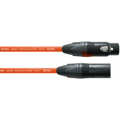 Cordial Câble micro XLR 5 m orange - Vue 1
