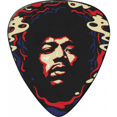 Dunlop Sachet de 36 médiators Jimi Hendrix Star - Vue 1