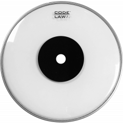 Code Drumheads Law transparente tom 18" - Vue 1