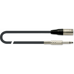 Quiklok Câble microphone XLR mâle - jack mono 9 m - Vue 1