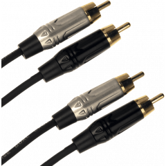 Quiklok Câble audio 2 x RCA 3 m - Vue 1