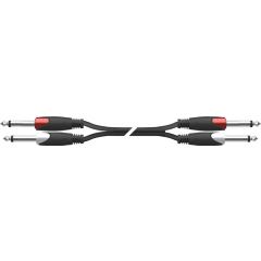 Quiklok Câble audio 2 x jack mono 2 m - Vue 1