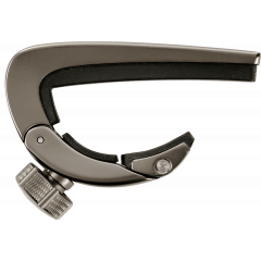 Dunlop Pivot Capo Gun Metal Black - Vue 1