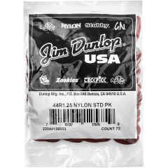 Dunlop Nylon Standard 1,25 mm, sachet de 72 - Vue 1