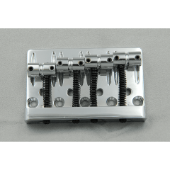 Lutherie 201B chevalet basse 4 cordes chrome vis noires - Vue 1