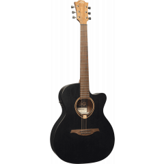 Lâg T70ACE-BLS Auditorium Cutaway Electro Black Satin - Vue 1