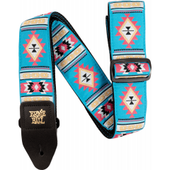 Ernie Ball Sangle Jacquard Sedona Blue - Vue 1