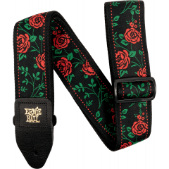 Ernie Ball Sangle Jacquard Spanish Rose - Vue 1
